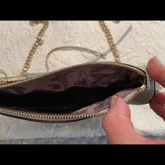 Rebecca Minkoff Light Green Bag with gold chain strap - Picture 2 of 4